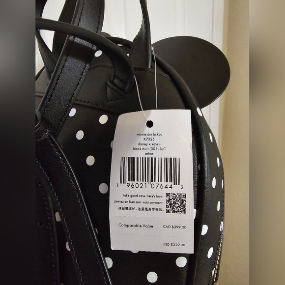 NWT Kate Spade x Disney Minnie Mouse Dome Backpack - Picture 5 of 10